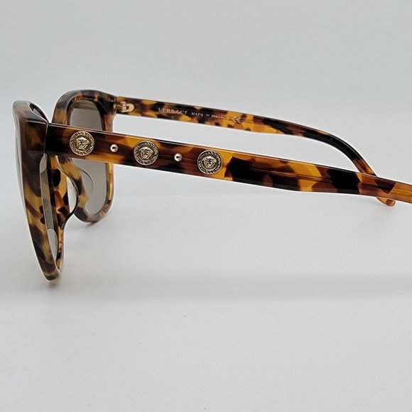 Versace Mod. 4281-A 5119/13 Honey Tortoise Frame Brown Lens Sunglasses Italy main image 11